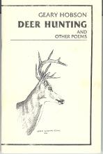 Deer Hunting and Other Poems