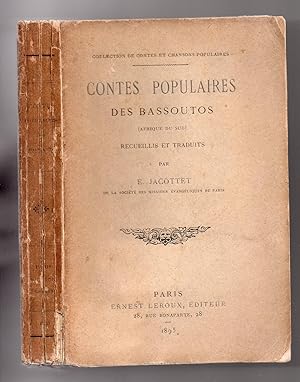 Contes populaires des Bassoutos (Afrique du Sud) recueillis et traduits