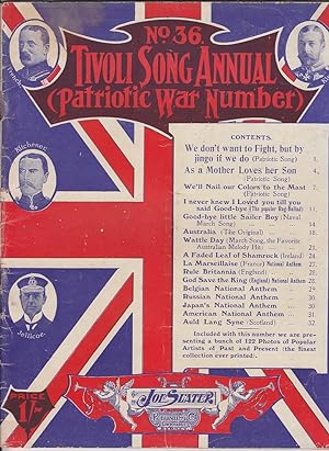 Tivoli Song Annual: Patriotic War Number No. 36