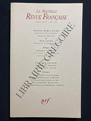 LA NOUVELLE REVUE FRANCAISE-N°533-JUIN 1997