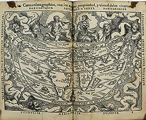 La Cosmographia de Pedro Apiano, corregida y anadida por Gemma Frisio.