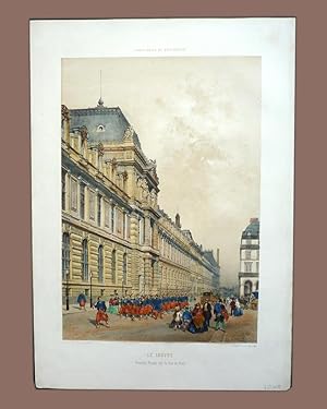 LE LOUVRE . Nouvelle Façade Sur La Rue de Rivoli