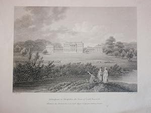 Original Antique Engraving Illustrating Atttingham in Shropshire By W.Angus. Published in 1800.