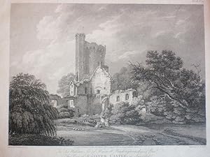 Original Antique Engraving Illustrating Caister Castle in Norfolk . Engraved By W.Byrne and Publi...