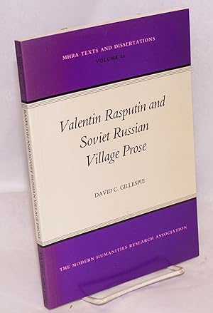 Valentin Rasputin and Soviet Russian Village Prose