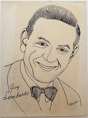 Original Signed Portrait of Guy Lombardo