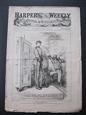 HARPER'S WEEKLY - May 7, 1881 - Complete Original Issue