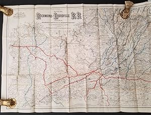 Map of the Richmond and Louisville Railroad, Connecting the Railroads of Virginia with the Railro...