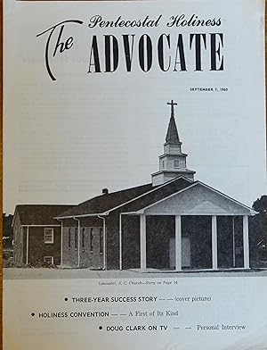 Pentecostal Holiness Advocate - September 7, 1963 (Cover Story - Three-Year Success Story)