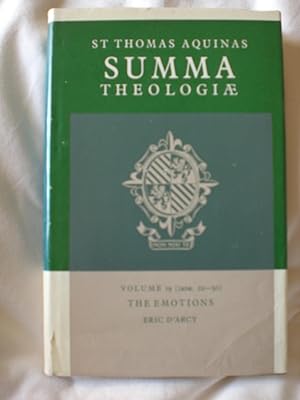 Summa Theologiae; Volume 19 : The Emotions