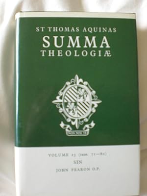 Summa Theologiae: volume 25 Sin