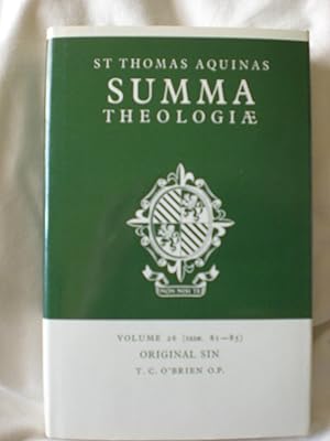 Summa Theologiae: Original sin :Volume 26
