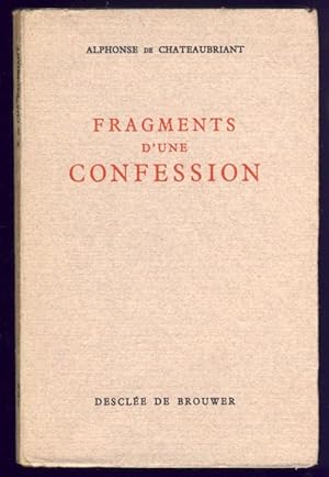 Fragments d'une confession