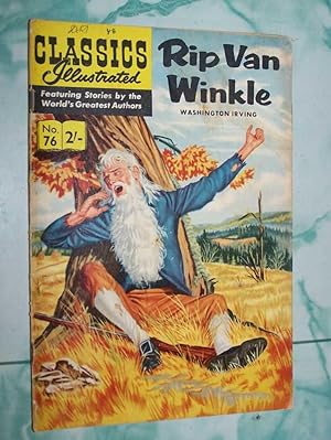 Rip Van Winkle: Classics Illustrated #76: (HRN 129)