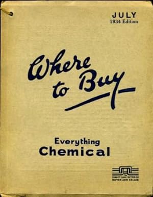 Where to Buy - Everything Chemical - July 1934 Edition