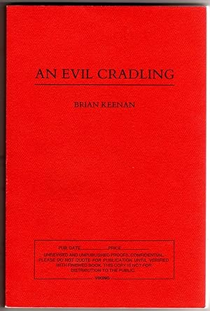 An Evil Cradling [COLLECTIBLE UNREVISED AND UNPUBLISHED PROOF COPY]