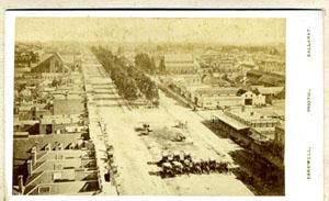 Early photographic city views of Ballarat, Victoria