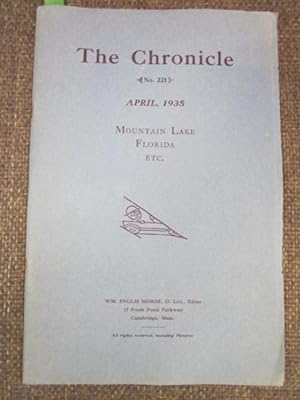 The Chronicle, Mountain Lake Florida &c. April, 1935, Number 221