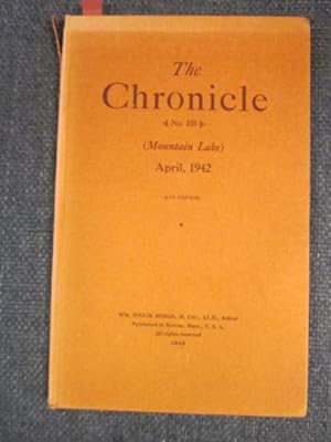 The Chronicle, (Mountain Lake Florida) April, 1942, Number 235