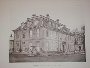 A Photographic Illustration of Uffington House, Stamford in Lincolnshire. Published in 1900.