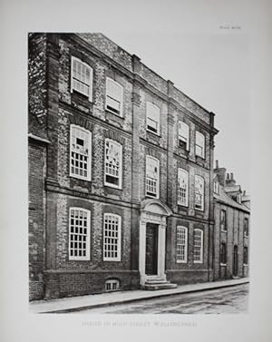 Original Antique Photograph illustration of House in the High Street 'Calleva House' 1891.