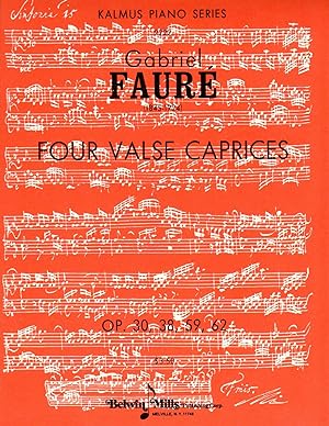Four [4] Valse [Valses, Waltz] Caprices for Piano, Op. 30, 38, 59, and 62 [PIANO SCORE]