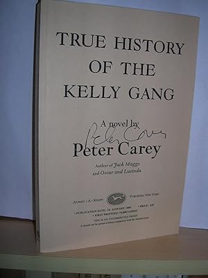 True History of the Kelly Gang ( signed )