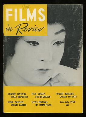 Films in Review (June-July 1962) [cover: Shirley MacLaine in MY GEISHA]