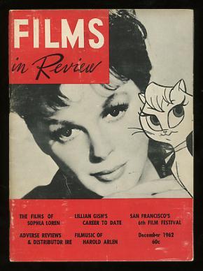 Films in Review (December 1962) [cover: Judy Garland and the animated character she voiced in GAY...