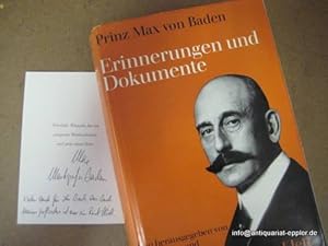 Erinnerungen und Dokumente (Neu hg. v. Golo Mann und Andreas Burckhardt, Einleitung Golo Mann)
