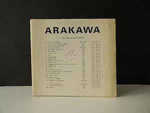 ARAKAWA. Affiche-catalogue de l'exposition présentée à l'A.R.C. en 1970.