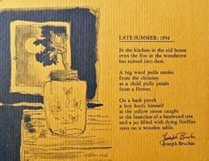 Late Summer: 1954 (Signed Broadside Card)