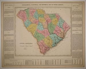 Geographical, Statistical, and Historical Map of South Carolina