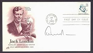FDC - First Day Cover in the Great Americans 1986 Series. Signed by Edward Albee in tribute
