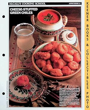 McCall's Cooking School Recipe Card: Appetizers 11 - Chiles Rellenos : Replacement McCall's Recip...