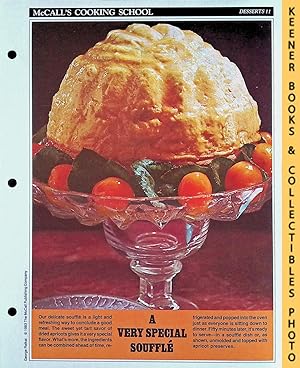 McCall's Cooking School Recipe Card: Desserts 11 - Molded Apricot Souffle : Replacement McCall's...
