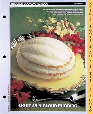 McCall's Cooking School Recipe Card: Desserts 43 - Almond Pudding : Replacement McCall's Recipage...