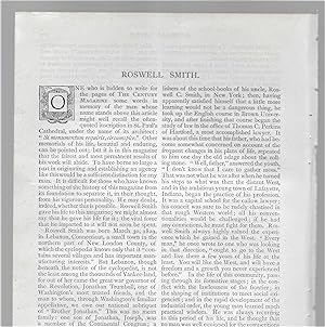 Roswell Smith / The American Tract Society / The Congregational Club / Berea College