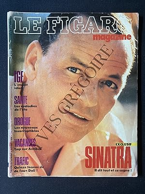 LE FIGARO MAGAZINE-SAMEDI 9 JUILLET 1988-FRANK SINATRA