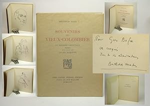 SOUVENIRS DU VIEUX-COLOMBIER, 55 dessins originaux précédés d'un texte de Jules Romains. Signed /...
