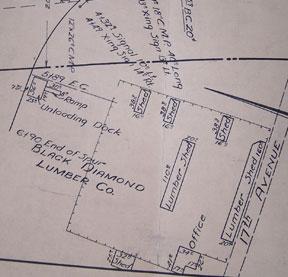 Station Plan of Polk Railroad Yard, Sacramento, Sacramento County, California.