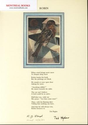 Robin (Broadside Print) -- from The Cat and the Cuckoo