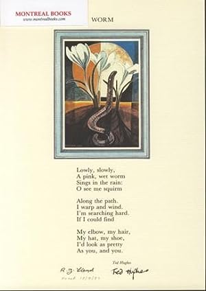 Worm (Broadside Print) -- from The Cat and the Cuckoo