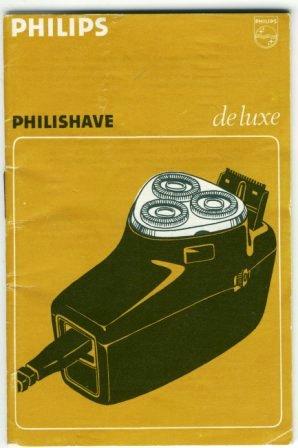 Philips Philishave deluxe (INSTRUCTION BOOKLET ONLY!)