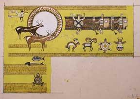 Indian Warriors and Game.