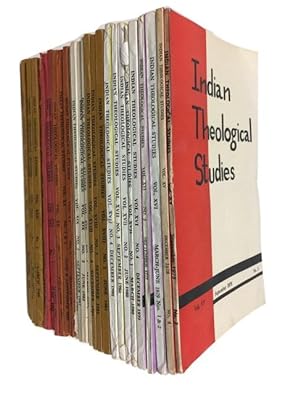 Indian Theological Studies, 27 issues of this quarterly Catholic periodical dated between 1978 an...