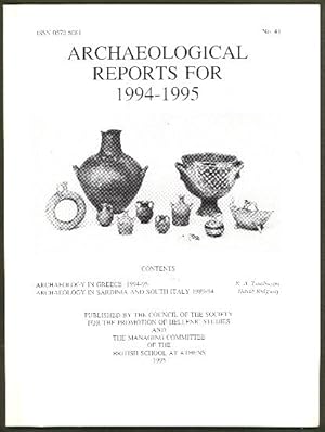 Archeological Reports for 1994-1995 (No 41)