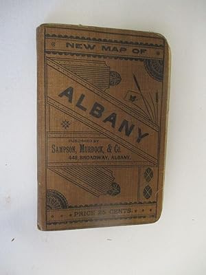 NEW MAP OF ALBANY.PRICE 25 CENTS