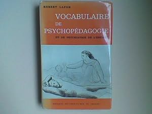 Vocabulaire de psychopédagogie et de psychiatrie de l'enfant