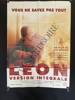 LEON-FILM DE LUC BESSON-AFFICHE GRAND FORMAT 120 X 160